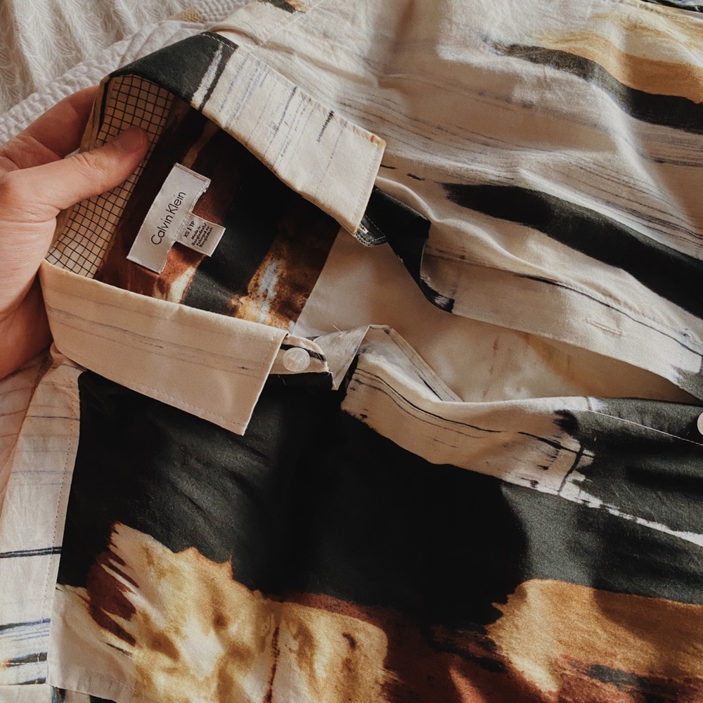 CALVIN KLEIN all-over print • men’s • past season